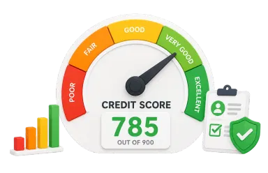 Credit Score Graphic