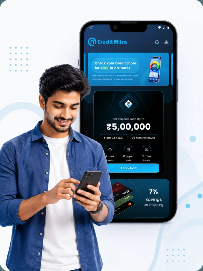 CreditMitra App Mockup