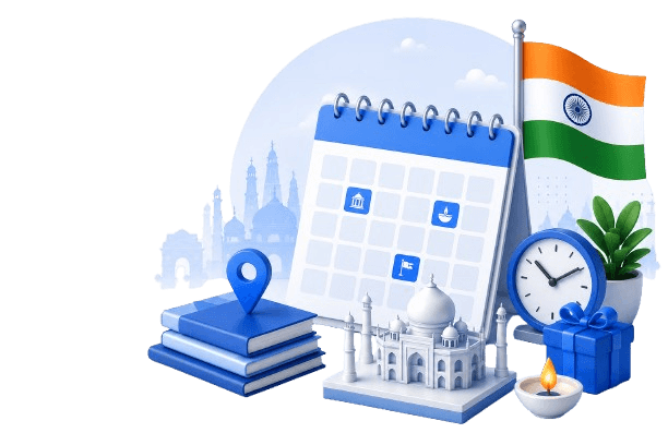 Indian Holidays 2026 - CreditMitra