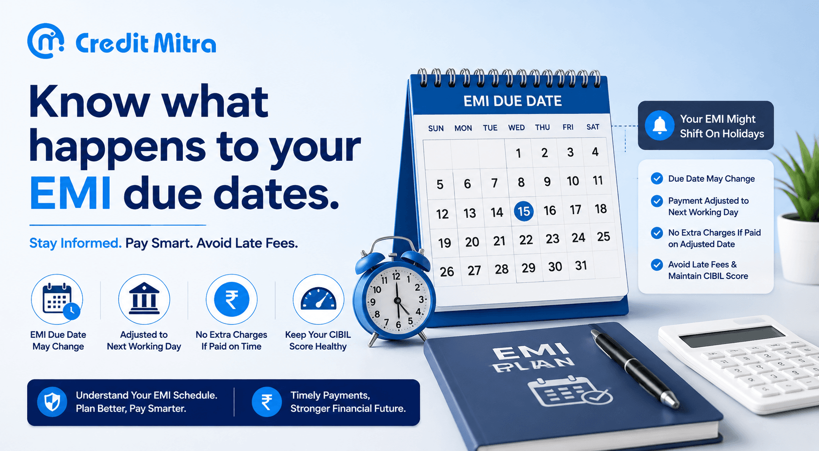 Know What Happens to Your EMI Due Dates