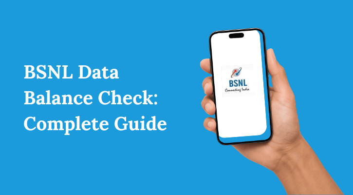 BSNL Data Balance Check: Complete Guide to All Methods