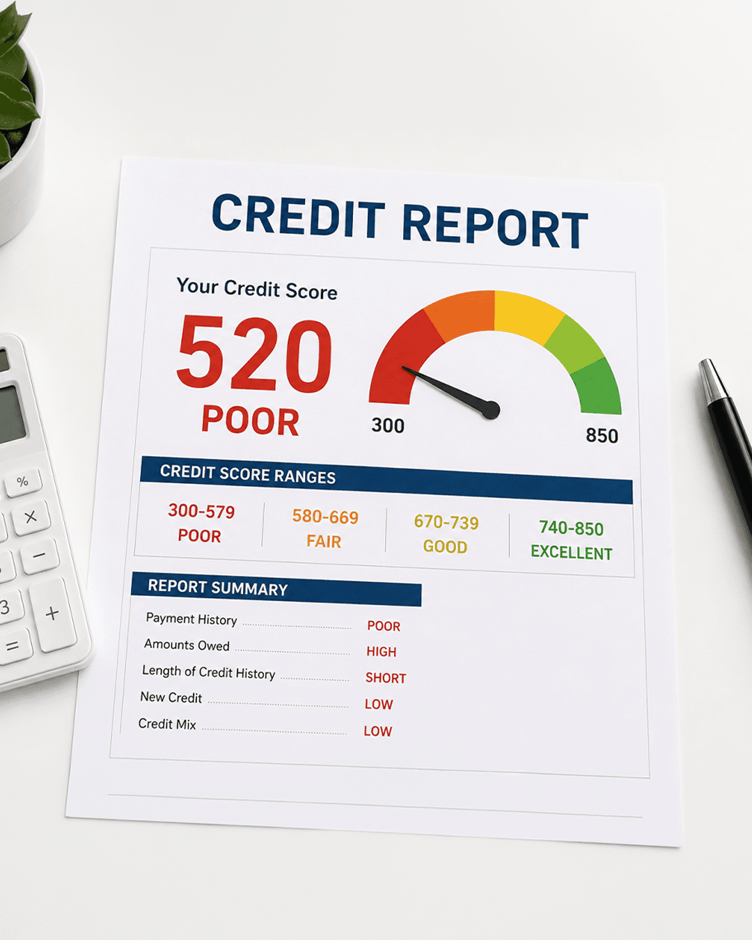 Low Credit Score Loan