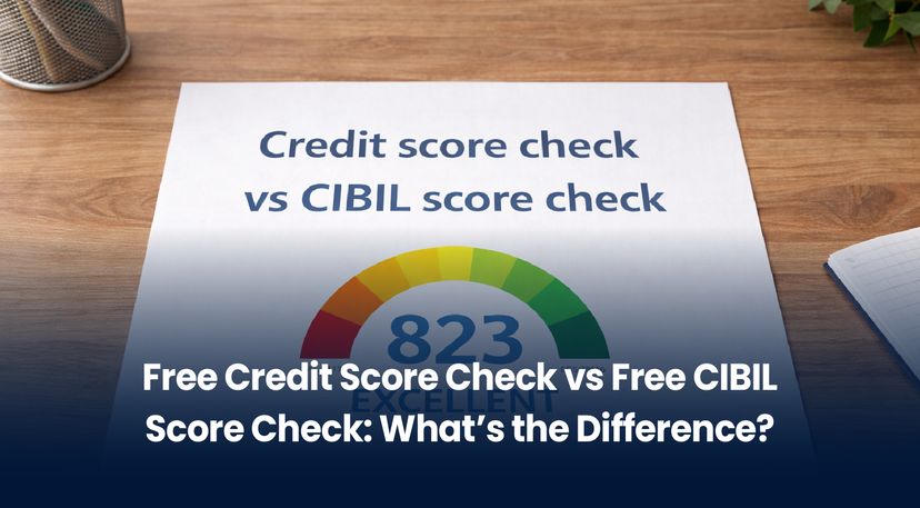 Free Credit Score Check vs Free CIBIL Score Check: What’s the Difference?